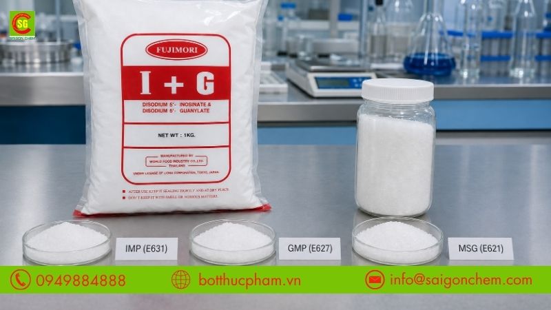 I+G Fujimori khác gì bột ngọt thường